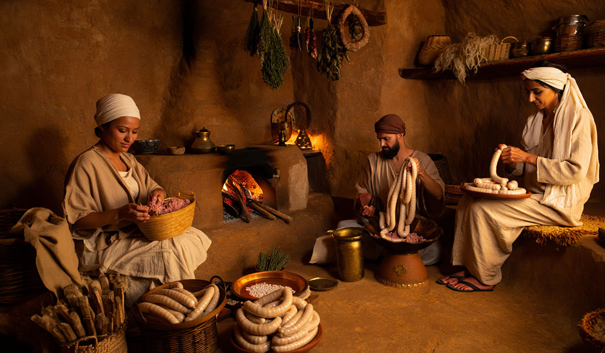 History of Sheep CASING HANK